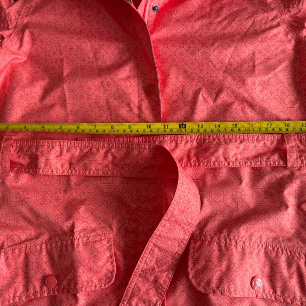Helly Hansen Women's Belted Trench Raincoat Salmon Color Size L - Picture 5 of 8